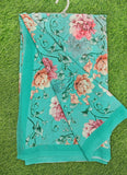 Lovely Digital Print Georgette Saree