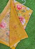 Lovely Digital Print Georgette Saree