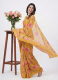 Lovely Digital Print Georgette Saree