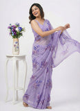 Lovely Digital Print Georgette Saree
