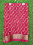 Lovely Printed Georgette Saree in Self Design