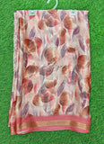 Lovely Digital Print Moss Georgette Saree
