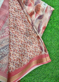 Lovely Digital Print Moss Georgette Saree