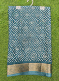 Lovely Printed Georgette Saree in Self Design