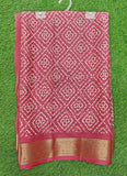 Lovely Printed Georgette Saree in Self Design