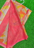 Beautiful Digital Print Crepe Georgette Saree