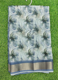 Beautiful Digital Print Moss Georgette Saree