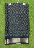 Beautiful Printed Moss Georgette Saree