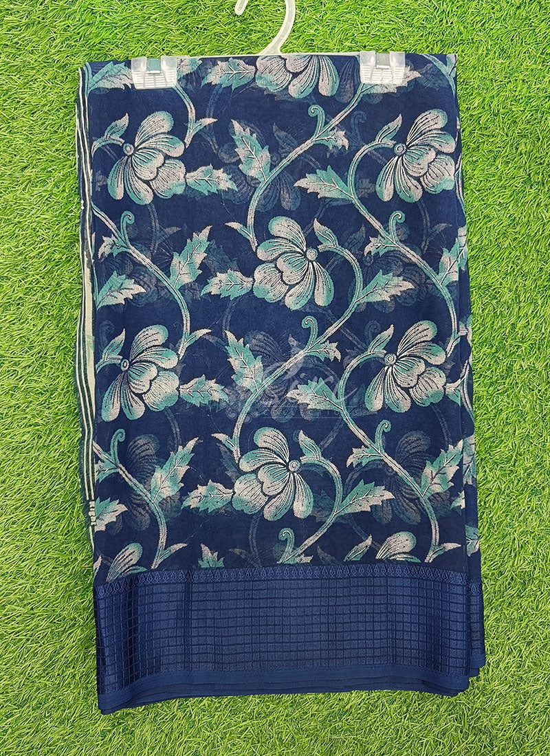 Beautiful Printed Georgette Saree