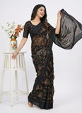Beautiful Printed Georgette Saree