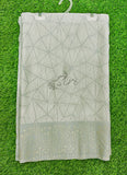 Beautiful Printed Moss Georgette Saree