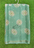 Beautiful Printed Moss Georgette Saree