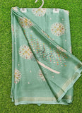 Beautiful Printed Moss Georgette Saree