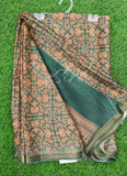 Beautiful Digital Print Moss Georgette Saree