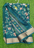 Beautiful Printed Moss Georgette Saree