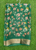 Beautiful Printed Moss Georgette Saree