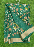 Beautiful Printed Moss Georgette Saree