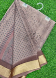 Beautiful Printed Moss Georgette Saree