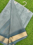 Beautiful Printed Moss Georgette Saree
