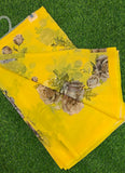 Latest Beautiful Digital Print Floral Georgette Saree