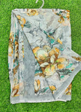 Latest Beautiful Digital Print Floral Georgette Saree