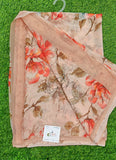 Latest Beautiful Digital Print Floral Georgette Saree