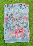 Latest Beautiful Digital Print Floral Georgette Saree