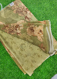 Latest Beautiful Digital Print Floral Georgette Saree