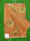 Latest Beautiful Digital Print Floral Georgette Saree