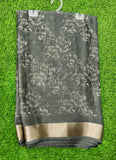 Beautiful Printed Moss Georgette Saree