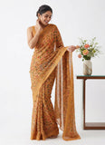 Lovely Digital Print Georgette Saree