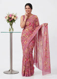 Lovely Digital Print Georgette Saree