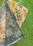 Latest Beautiful Digital Print Floral Georgette Saree