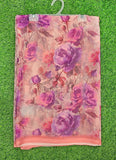 Latest Beautiful Digital Print Floral Georgette Saree