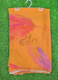 Latest Beautiful Digital Print Floral Georgette Saree