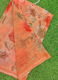 Latest Beautiful Digital Print Floral Georgette Saree