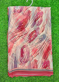 Latest Beautiful Digital Print Georgette Saree