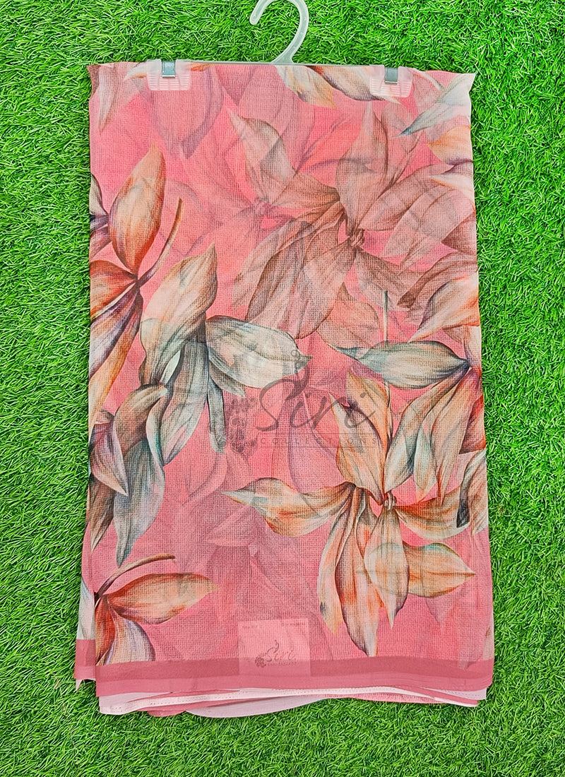Latest Beautiful Digital Print Georgette Saree
