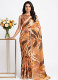Latest Trendy Digital Print Georgette Saree