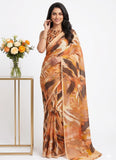 Latest Trendy Digital Print Georgette Saree