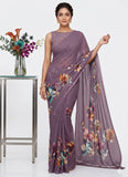 Latest Trendy Digital Print Georgette Saree with Blouse