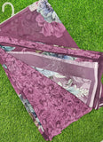 Latest Premium Digital Print Georgette Saree with Blouse
