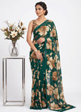 Latest Premium Digital Print Georgette Saree with Blouse