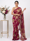 Latest Premium Digital Print Georgette Saree with Blouse
