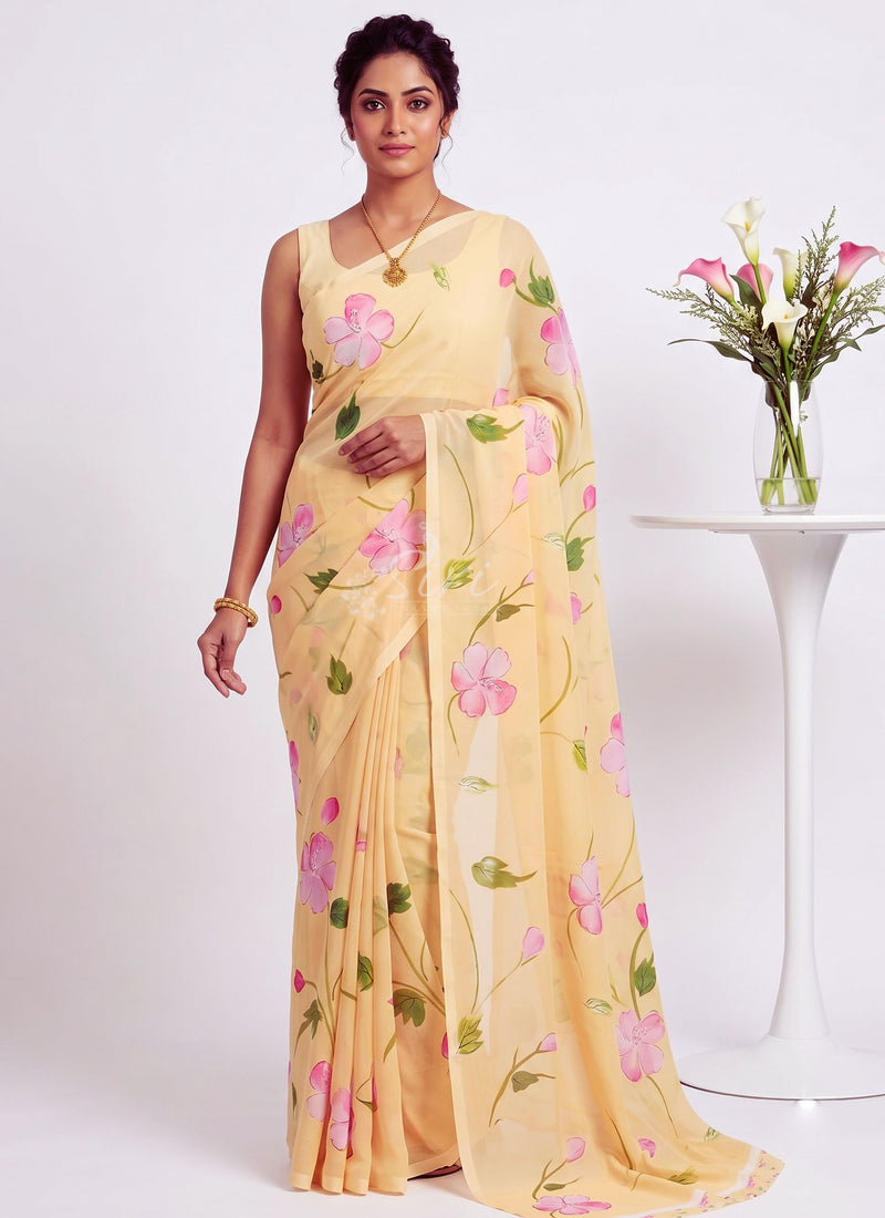 Siri Sarees Latest Premium Digital Print Georgette Saree