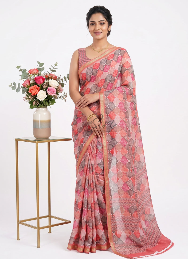 Siri Sarees Latest Premium Digital Print Georgette Saree