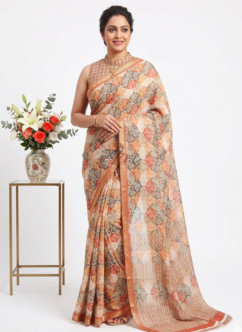 Siri Sarees Latest Premium Digital Print Georgette Saree