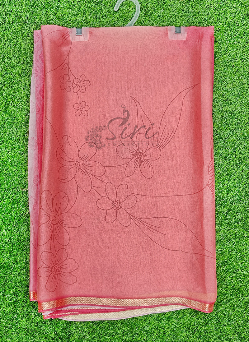 Siri Sarees Latest Premium Digital Print Georgette Saree