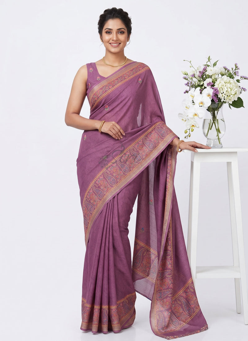 Siri Sarees Latest Premium Digital Print Georgette Saree