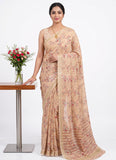 Latest Beautiful Digital Print Crepe Georgette Saree